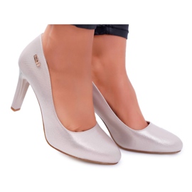 Dampumps på hälen Sergio Leone 1457 Golden Campbell gyllene