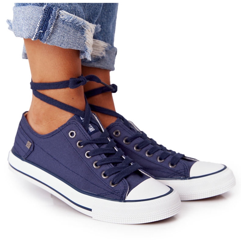 Dam Sneakers Big Star Rubber Toe Marinblå DD274335