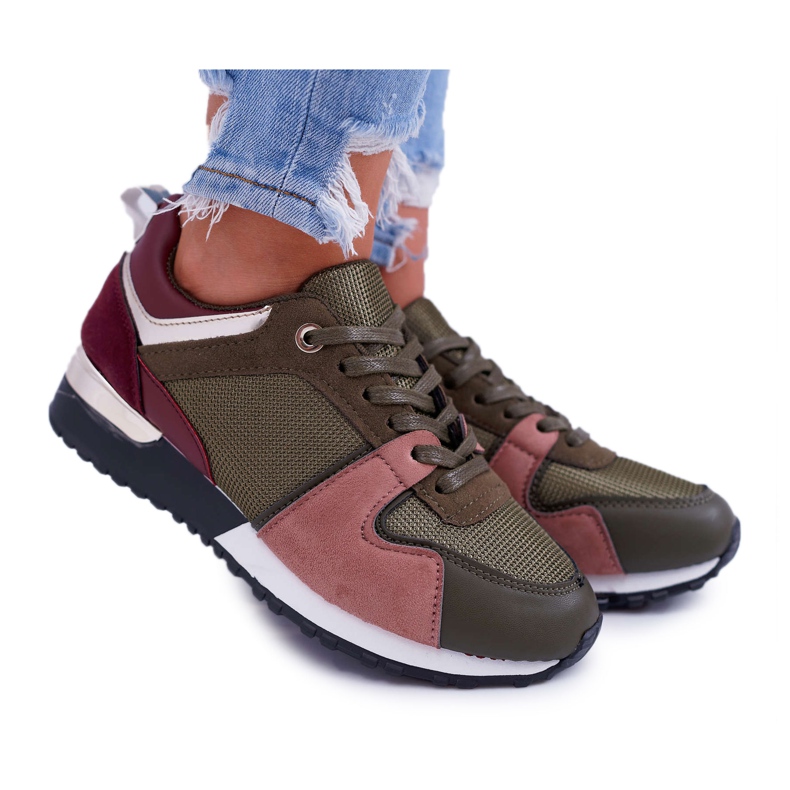 FRJ Kvinnors sportskor Grön Merido mångfärgad