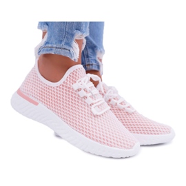 Kvinnors sportskor Mesh Pink Fionce rosa