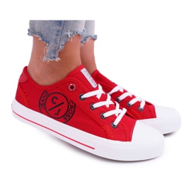 Kvinnors sneakers Cross Jeans Röd DD2R4072