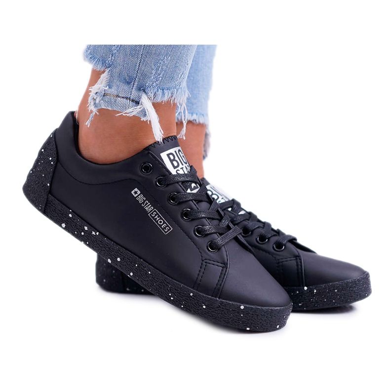 Dam Sneakers Big Star Grey Star Black AA274A008 svart