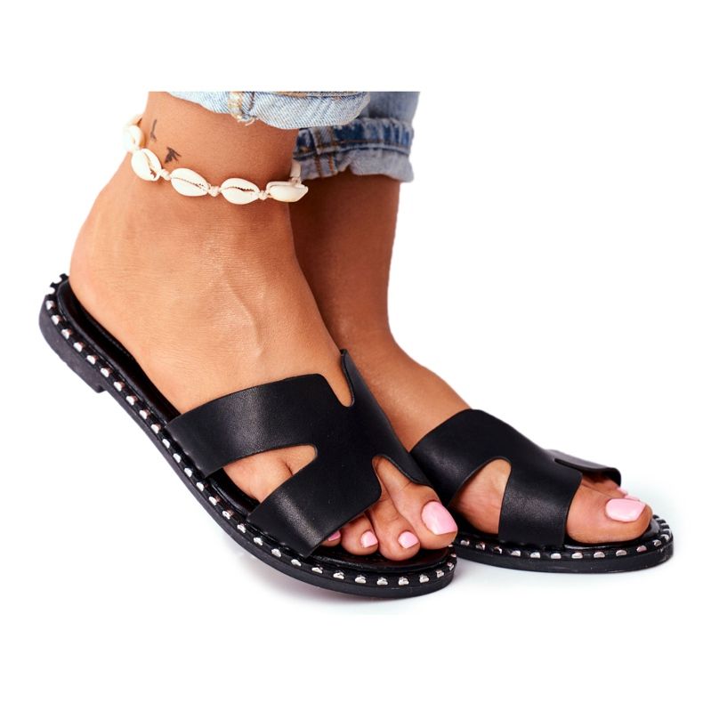 ADY Dam Tofflor Jet Black Montiago svart