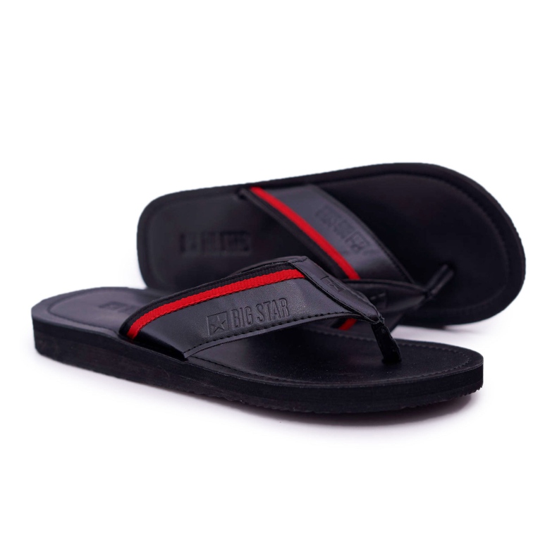 Herr Tofflor Flip-flops Big Star Black DD174678 svart