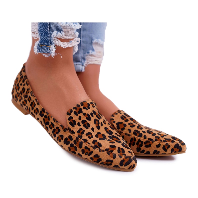 Dam Loafers Lu Boo Leopard Magnus brun