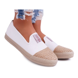Kvinnors Espadrilles Cross Jeans Vit DD2R4044