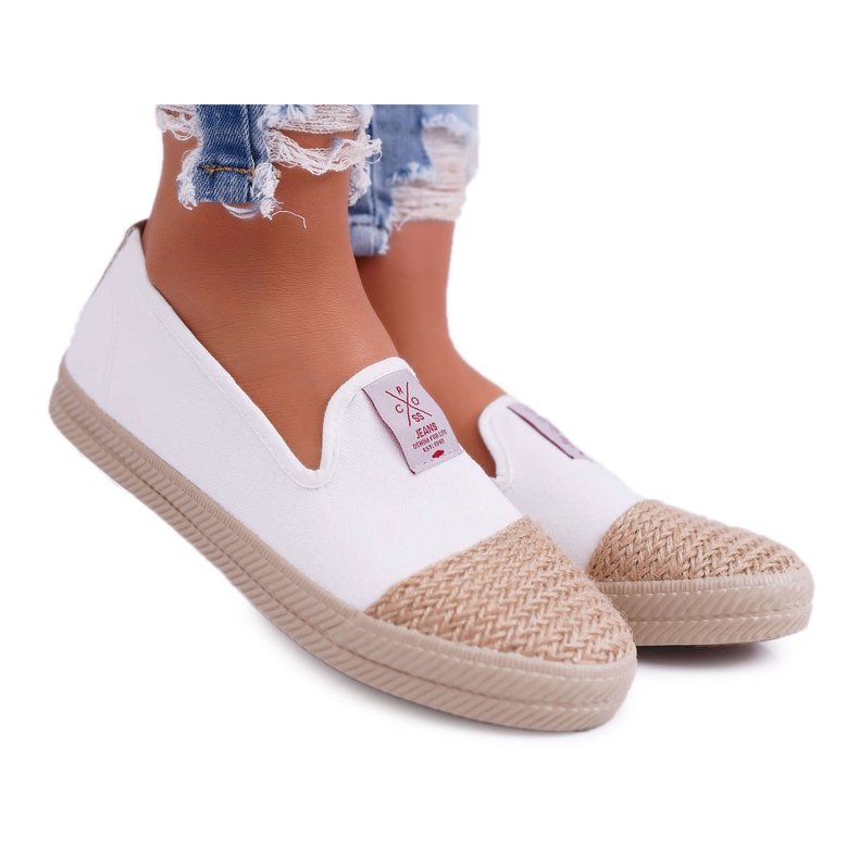 Kvinnors Espadrilles Cross Jeans Vit DD2R4044