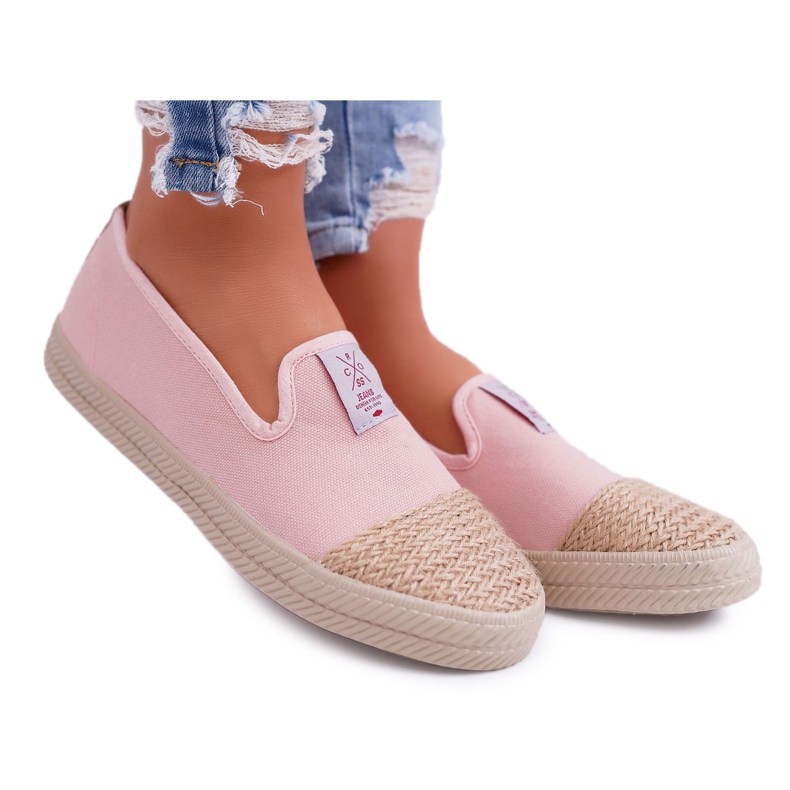 Kvinnors Espadrilles Cross Jeans Rosa DD2R4048