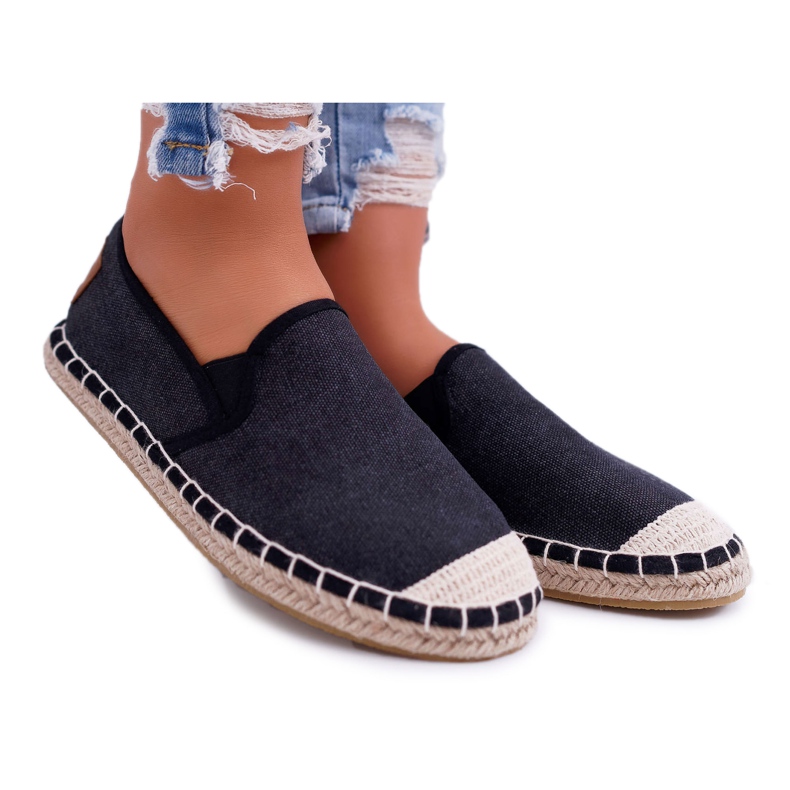 Kvinnors Espadrilles Cross Jeans Svart DD2R4106