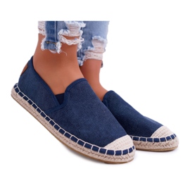 Kvinnors Espadrilles Cross Jeans Marinblå DD2R4108