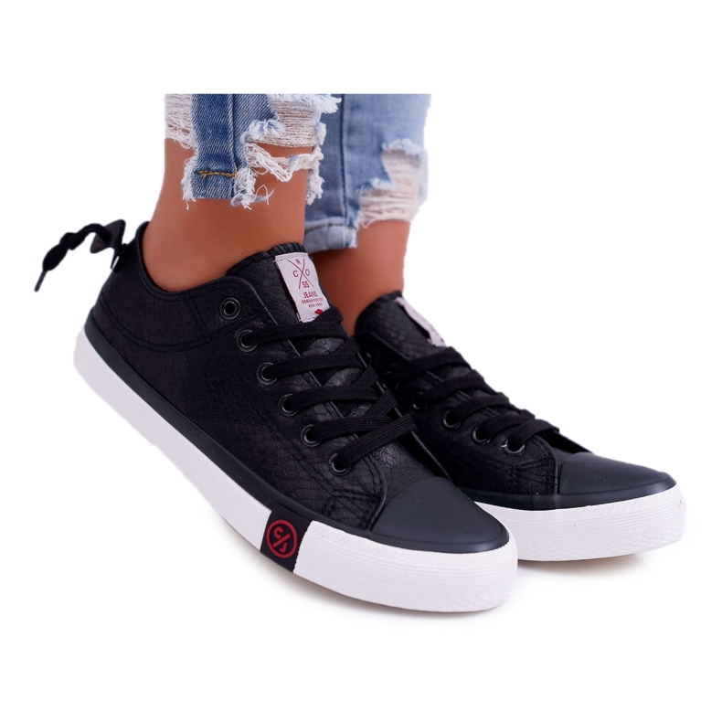Kvinnors Sneakers Cross Jeans Svart DD2R4060
