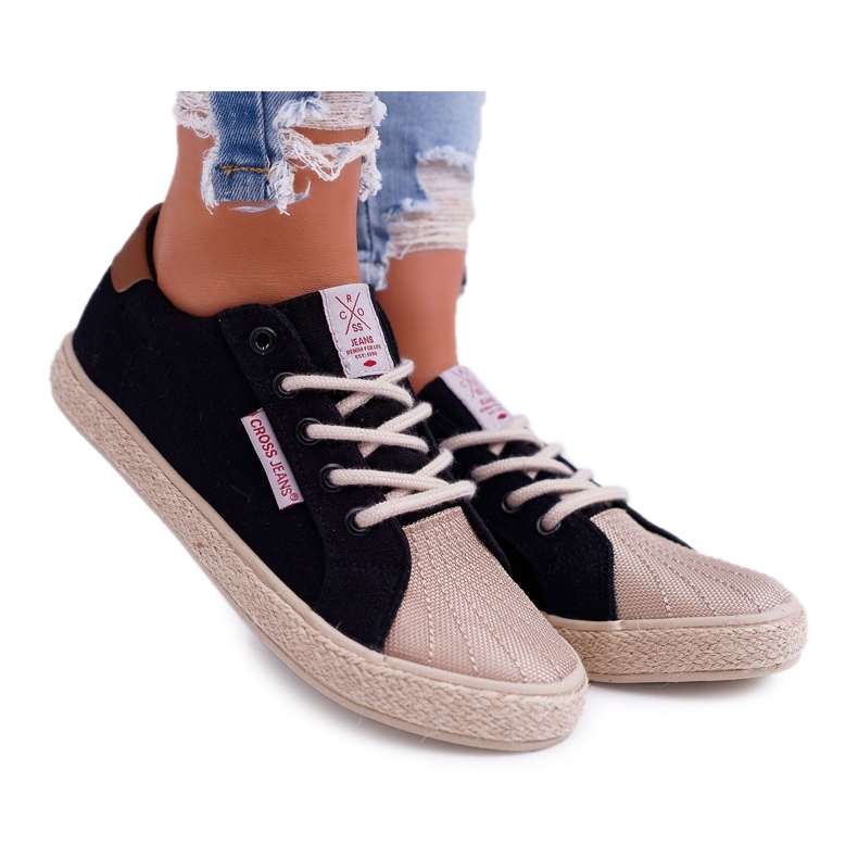 Kvinnors sneakers Cross Jeans Svart DD2R4093