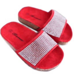 SEA Barnens röda tofflor på Cork Crystals Malena