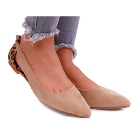 Lu Boo Ballerina I Spitz Suede Camel Better brun
