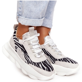 Kvinnors sportskor Lu Boo Tjock sula grå Smaka på det!