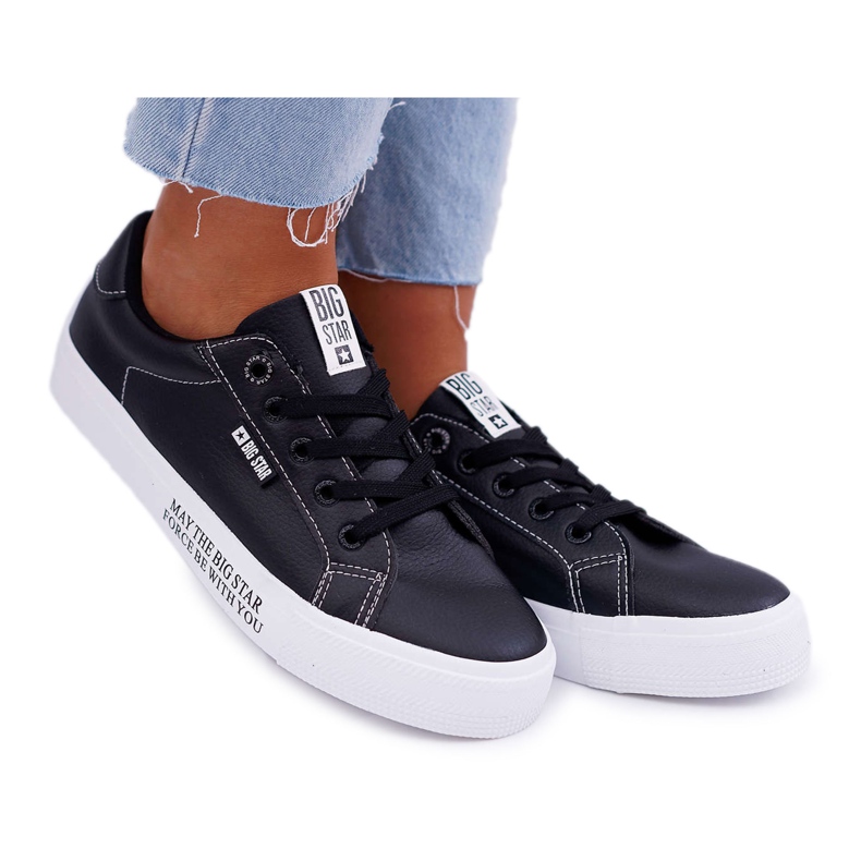 Dam Sneakers Big Star Black EE274315 svart