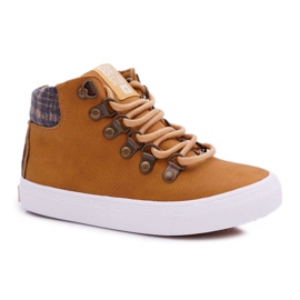Barn Pojkar Sneakers Big Star Camel EE374039 brun