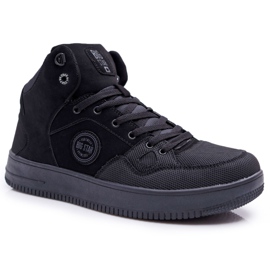 Mäns sportskor Big Star High Black EE174433 svart