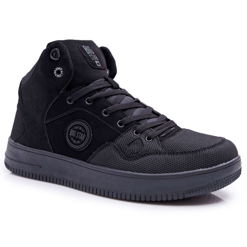Mäns sportskor Big Star High Black EE174433 svart
