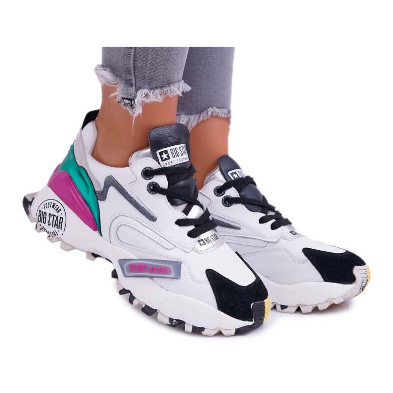 Kvinnors sportskor Big Star av Daniel Lopez FF274415 mångfärgad