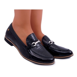Dam Brogues Maciejka lackerade loafers svart 4099A-01 / 00-1