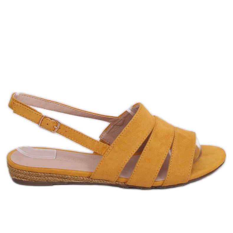 Sandaler honung espadrilles 9291 Amarillo gul