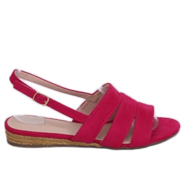 Fuchsia espadrilles sandaler 9291 Fuxia rosa