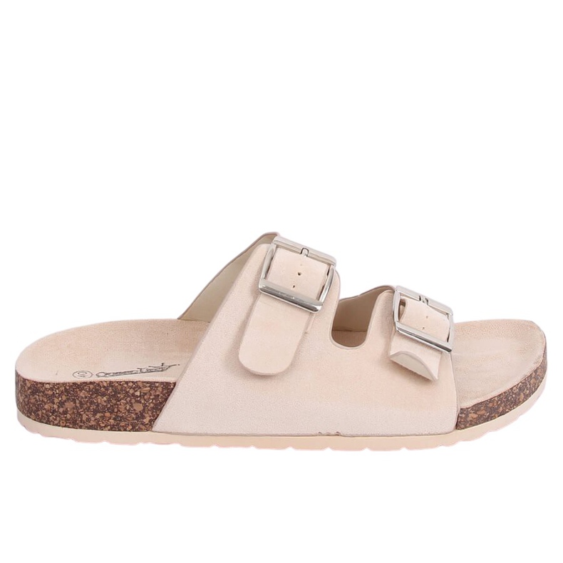 Beige scholki tofflor BL3100-SF Beige