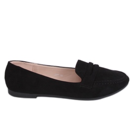 Svarta loafers för kvinnor 3900 Black Ii Quality