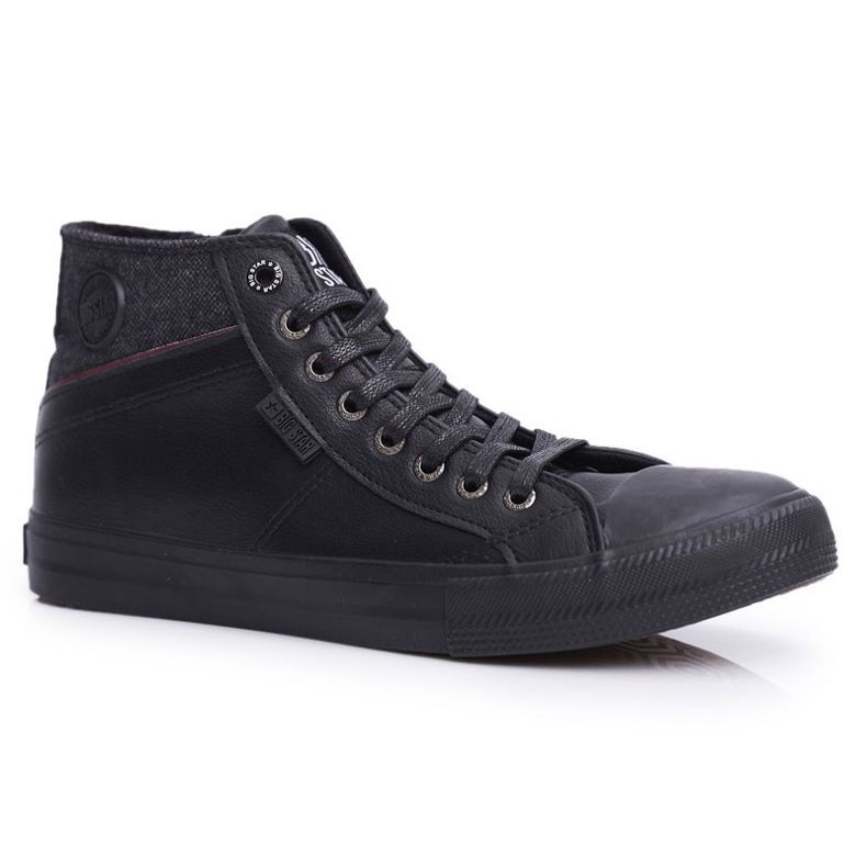 Herr Sneakers High Big Star Svart EE174102
