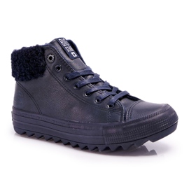 Dam Sneakers Big Star High Warm Navy EE274147 marinblå