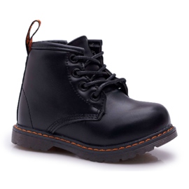 FRROCK Barnens svarta goopy varma stövlar med dragkedja