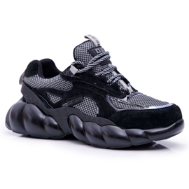 Kvinnors sportskor Big Star by Daniel Lopez Svartgrå FF274A553