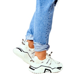 Kvinnors sportskor Big Star av Daniel Lopez White FF274A542 vit