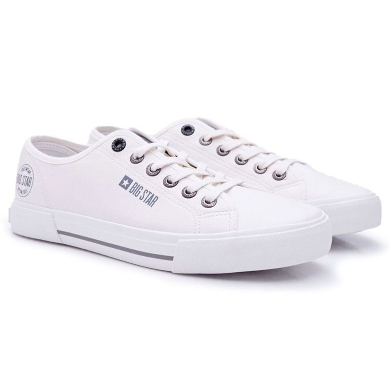 Herr Sneakers Low Big Star White FF174054 vit