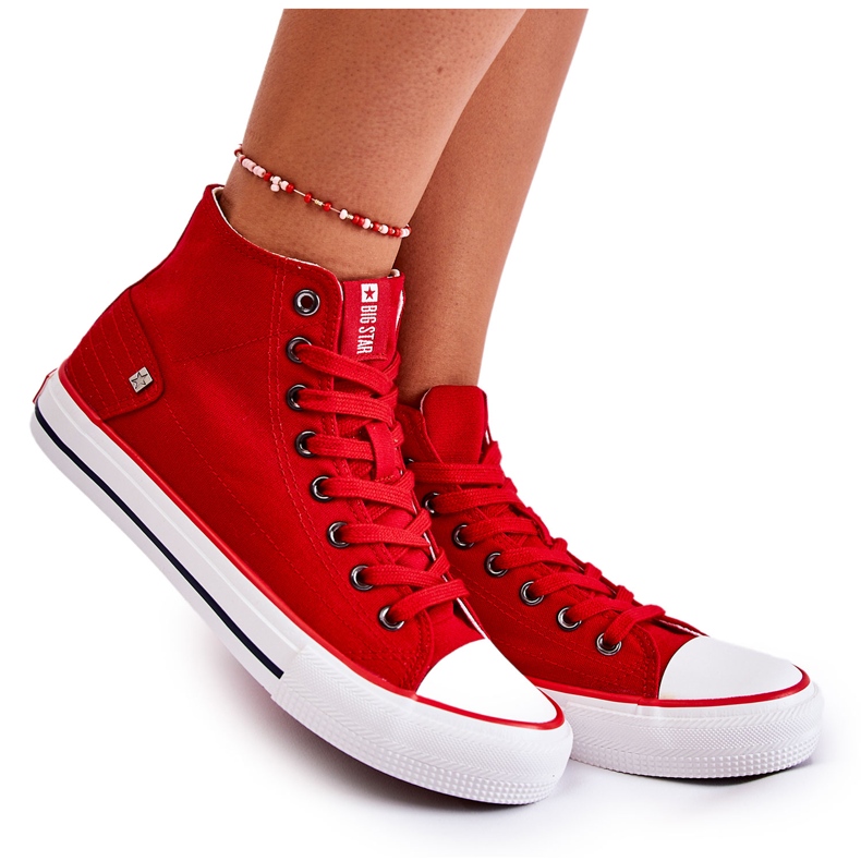 Dam Sneakers Big Star High Red DD274334 röd