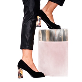 Dampumps Sergio Leone Mocka Svart PB135 Be Mine!