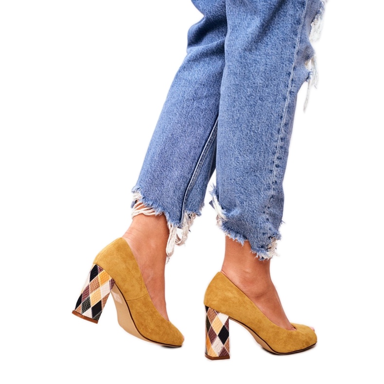 Dampumps Sergio Leone Mocka Gul PB135 Var min!