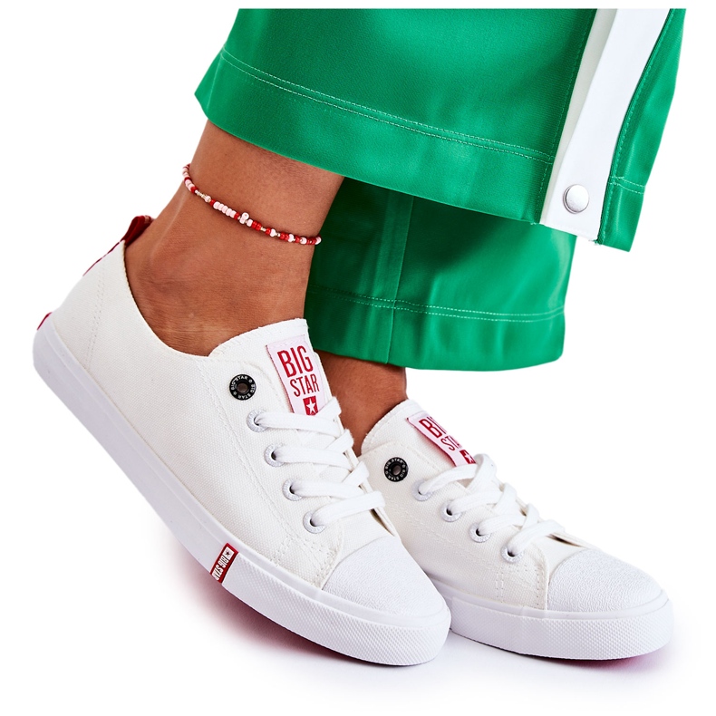 Dam Sneakers Big Star White FF274087 vit