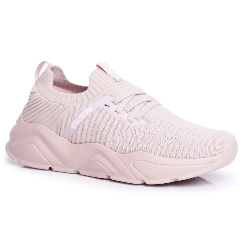 Kvinnors sportskor Big Star Light Pink FF274956 rosa