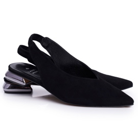 Ballerinor för kvinnor Laura Messi Läder Svart 2127