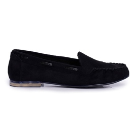 Dam Loafers Sergio Leone Mocka Svart MK722