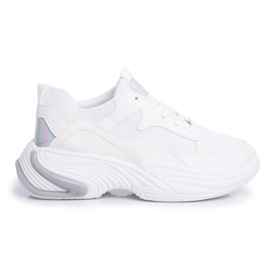 PS1 Kvinnors sportskor Färgrik vit Pinner mångfärgad