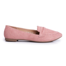 BUGO Loafers för kvinnor Mocka CH-1M6 Rosa Laveria