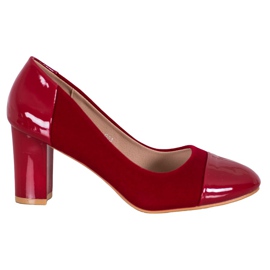 Weide Bourgogne pumpar röd