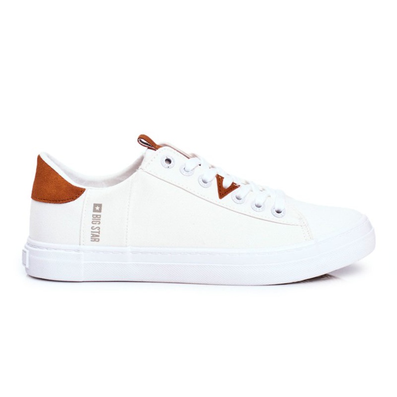 Herr Sneakers Low Big Star White FF174312 vit