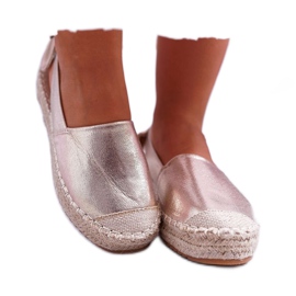 FRJ Golden Contour Espadriller för kvinnor gyllene