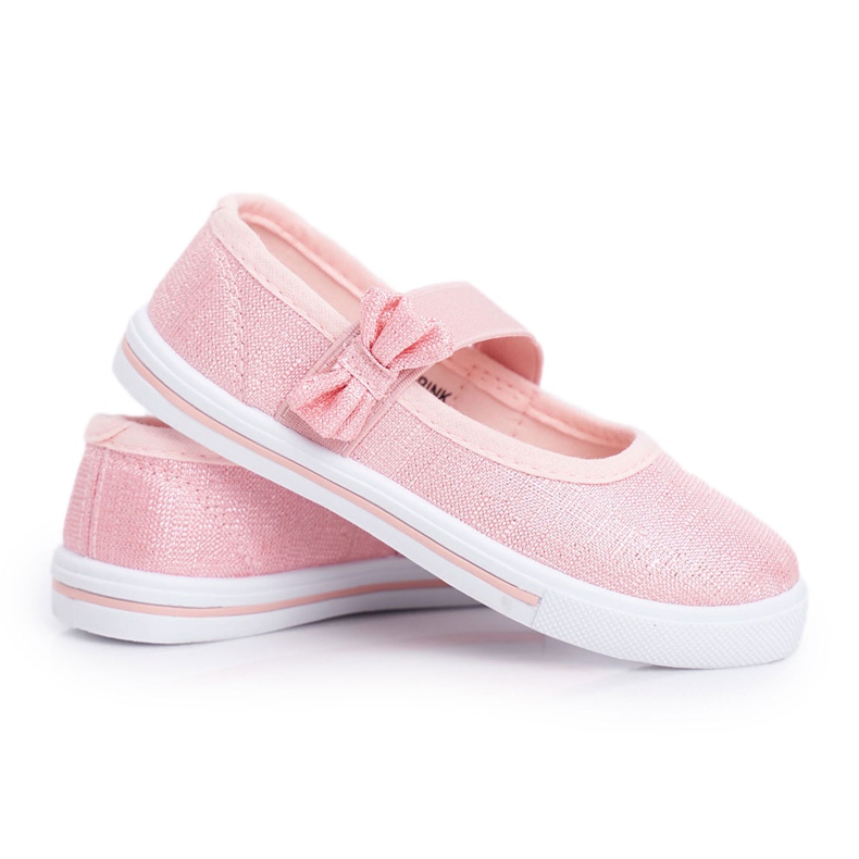 EVE Barnens rosa Bianka ballerina sneakers