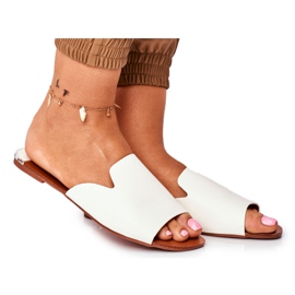 HAN Dam Tofflor Flat White Mimios vit