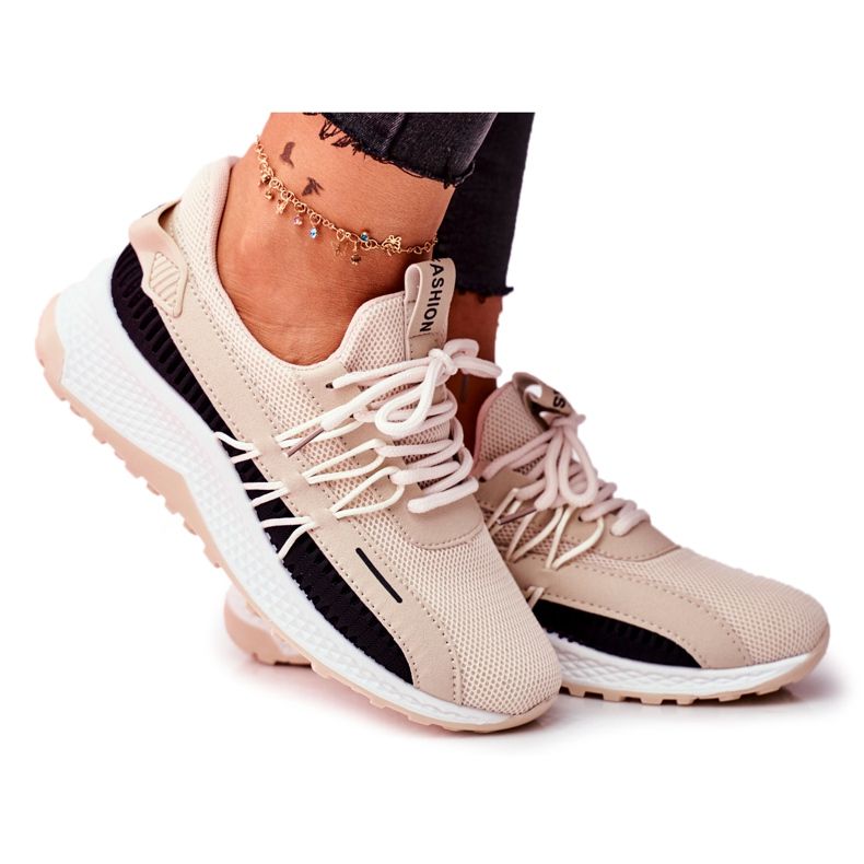 BUGO Kvinnors sportskor Sneakers Beige Pamela